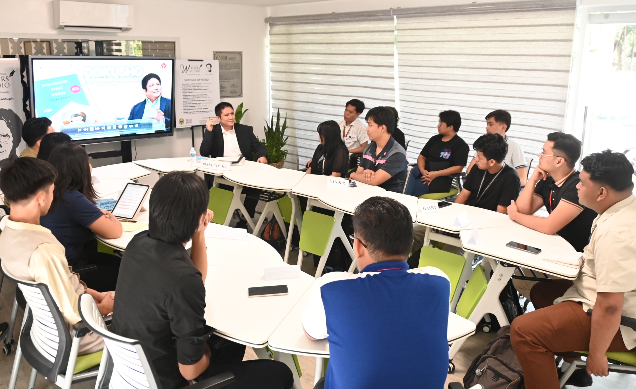 Reading session at CLSU, Philippines, Aug 19, 2025